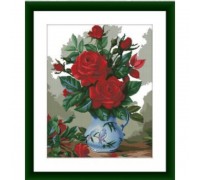 Set za vez "Kraljevske ruže" štampano platno 40 х 50cm WLD-EK-0134 Set za vez "Kraljevske ruže" štampano platno 40 х 50cm WLD-EK-0134