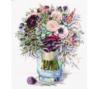 Set za vez "Buket s anemonima" 31 х 37.5cm PANNA GMA C-7159 Set za vez "Buket s anemonima" 31 х 37.5cm PANNA GMA C-7159