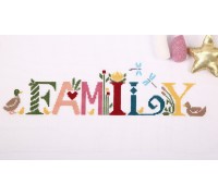 Set za vez "Obitelj (engleski)" 34.5 х 11.5cm PANNA GMA CE-7205 Set za vez "Obitelj (engleski)" 34.5 х 11.5cm PANNA GMA CE-7205