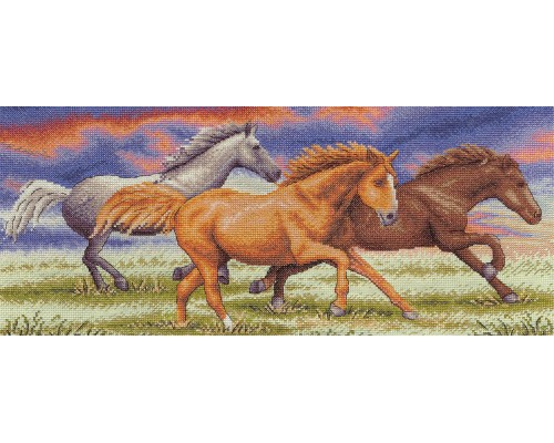  EXTRA Set za vez "Trčanje iz grmljavinske oluje" 44.5 х 19.5cm PANNA GMA J-0679