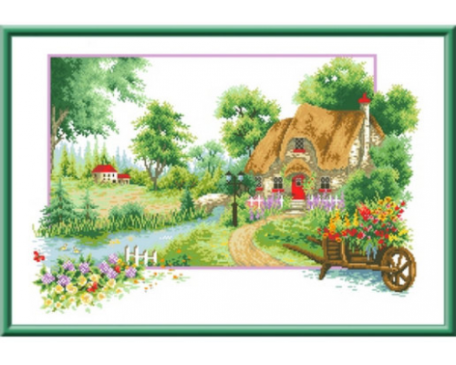 Set za vez "PANNA" C-1886 "Balerina. Anemona" 19.5 x 23 