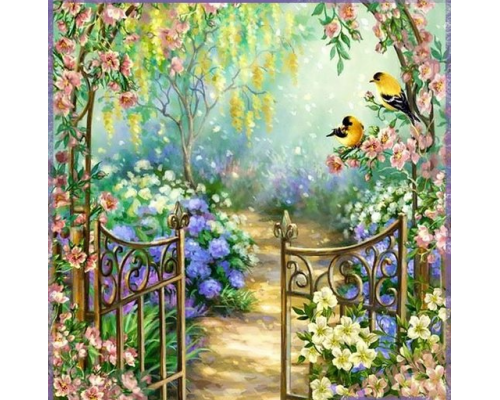 Komplet za vez 30 * 40 cm "Slatki anđeo" 2WLD-039