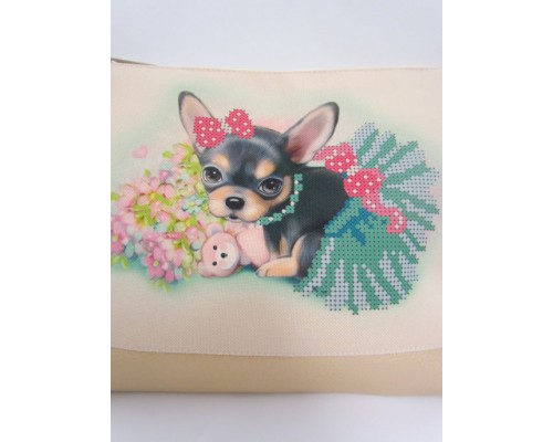 Kozmetička torba za vez "Lisica" MYJANE /003 23 x 20 cm 1WLD