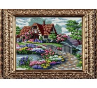 Komplet za vez Kuca / 40x50 cm 4WLD-28 Komplet za vez Kuca / 40x50 cm 4WLD-28