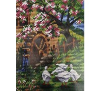 Komplet za vez Selo / 32x38 cm 4WLD-31 Komplet za vez Selo / 32x38 cm 4WLD-31