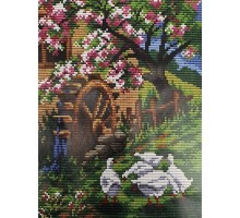 Komplet za vez Selo / 32x38 cm 4WLD-31