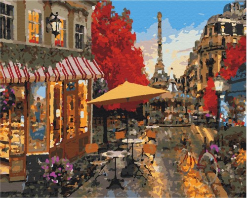 Slika po brojevima "Pariz" 40x50cm na platnu BS51385 Brushme