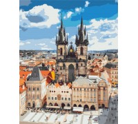 Slika po brojevima "Gradska vijećnica Praga" 40x50cm na platnu BS51600 Brushme Slika po brojevima "Gradska vijećnica Praga" 40x50cm na platnu BS51600 Brushme