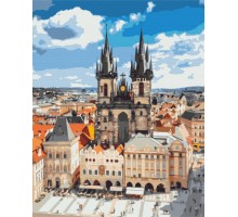 Slika po brojevima "Gradska vijećnica Praga" 40x50cm na platnu BS51600 Brushme