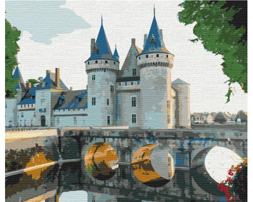 Slika po brojevima "Dvorac Sully-sur-Loire" 40x50cm na platnu BS51612 Brushme