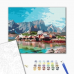 Slika po brojevima "Selo uz more" 40x50cm na platnu BS52740 Brushme