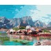 Slika po brojevima "Selo uz more" 40x50cm na platnu BS52740 Brushme