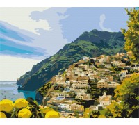 Slika po brojevima "Selo u zelenilu" 40x50cm na platnu BS52715 Brushme