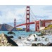 Slika po brojevima "Most San Francisco" 40x50cm na platnu BS7979 Brushme