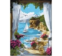 Slika po brojevima "Sunčana luka" 30x40cm na platnu KHO2798 Slika po brojevima "Sunčana luka" 30x40cm na platnu KHO2798