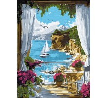 Slika po brojevima "Sunčana luka" 30x40cm na platnu KHO2798