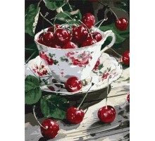 Slika po brojevima "Užitak od višnje" 30x40cm na platnu KHO5707