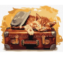 Slika po brojevima "Spremni za putovanje" 30x40cm na platnu KHO6613