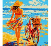 Slika po brojevima "Dočekajte ljeto" 40x40cm na platnu KHO8543 Slika po brojevima "Dočekajte ljeto" 40x40cm na platnu KHO8543