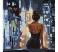 Slika po brojevima "Kraj zabave" 40x40cm na platnu KHO8579 Slika po brojevima "Kraj zabave" 40x40cm na platnu KHO8579