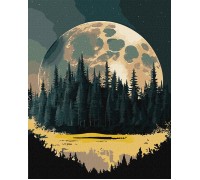 Slika po brojevima "Misteriozna ivica" s dodatnim metalik bojama 40x50cm na platnu KHO5108 Slika po brojevima "Misteriozna ivica" s dodatnim metalik bojama 40x50cm na platnu KHO5108