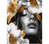 Slika po brojevima "Ples latica" s dodatnim metalik bojama 40x50cm na platnu KHO8505 Slika po brojevima "Ples latica" s dodatnim metalik bojama 40x50cm na platnu KHO8505