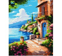 Slika po brojevima "Smirenost uz valove" 40x50cm na platnu KHO2791 Slika po brojevima "Smirenost uz valove" 40x50cm na platnu KHO2791