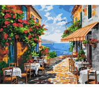 Slika po brojevima "Miran kutak" 40x50cm na platnu KHO3654 Slika po brojevima "Miran kutak" 40x50cm na platnu KHO3654