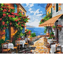 Slika po brojevima "Miran kutak" 40x50cm na platnu KHO3654