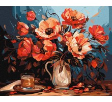 Slika po brojevima "Šareni makovi" 40x50cm na platnu KHO5679
