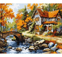 Slika po brojevima "Harmonija prirode" 40x50cm na platnu KHO6353