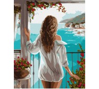 Slika po brojevima "Udaljenost od mora" 40x50cm na platnu KHO8316 Slika po brojevima "Udaljenost od mora" 40x50cm na platnu KHO8316