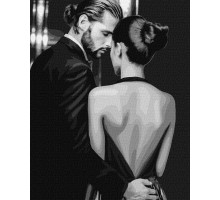 Slika po brojevima "Pored moje voljene" 40x50cm na platnu KHO8372