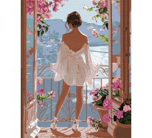 Slika po brojevima "Nevjerovatan pejzaž" 40x50cm na platnu KHO8444