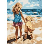 Slika po brojevima "Uvijek zajedno" 40x50cm na platnu KHO8490 Slika po brojevima "Uvijek zajedno" 40x50cm na platnu KHO8490