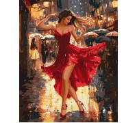 Slika po brojevima "Ples na kiši" 40x50cm na platnu KHO8498 Slika po brojevima "Ples na kiši" 40x50cm na platnu KHO8498