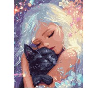 Slika po brojevima "Pahuljasti talisman" 40x50cm na platnu KHO8540 Slika po brojevima "Pahuljasti talisman" 40x50cm na platnu KHO8540