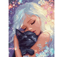 Slika po brojevima "Pahuljasti talisman" 40x50cm na platnu KHO8540