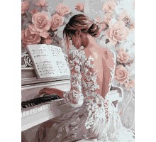 Slika po brojevima "Elegantna studija" 40x50cm na platnu KHO8549