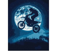 Slika po brojevima "Noćna vožnja" s metalik bojama 40x50cm na platnu KHO8580 Slika po brojevima "Noćna vožnja" s metalik bojama 40x50cm na platnu KHO8580