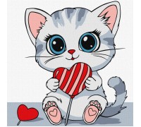 Slika po brojevima "Slatkiši" 25x25cm na platnu KHO6261 Slika po brojevima "Slatkiši" 25x25cm na platnu KHO6261