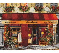 Slikanje po brojevima "Lagani restoran" 40x50 IDY KH2193