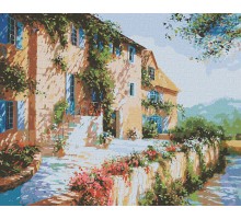 Slikanje po brojevima "Na sunčanoj strani ulice" 40x50 IDY KH2298