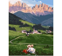 Slikanje po brojevima "Šarmantna Italija" 40x50 IDY KH2854
