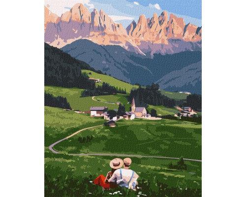 Slikanje po brojevima "Šarmantna Italija" 40x50 IDY KH2854