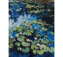 Slikanje po brojevima "Lopoči. Claude Monet" 40x50 IDY KH2858