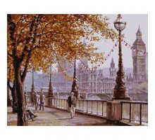 Slikanje po brojevima "Jesen London" 40x50 IDY KH2876