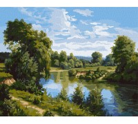 Slikanje po brojevima "Ljetni krajolik" 40x50 IDY KH2877
