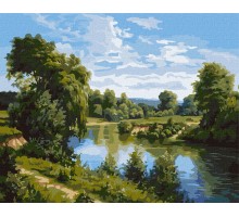 Slikanje po brojevima "Ljetni krajolik" 40x50 IDY KH2877