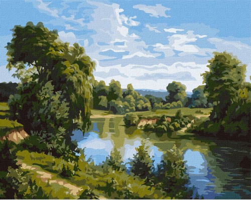 Slikanje po brojevima "Ljetni krajolik" 40x50 IDY KH2877